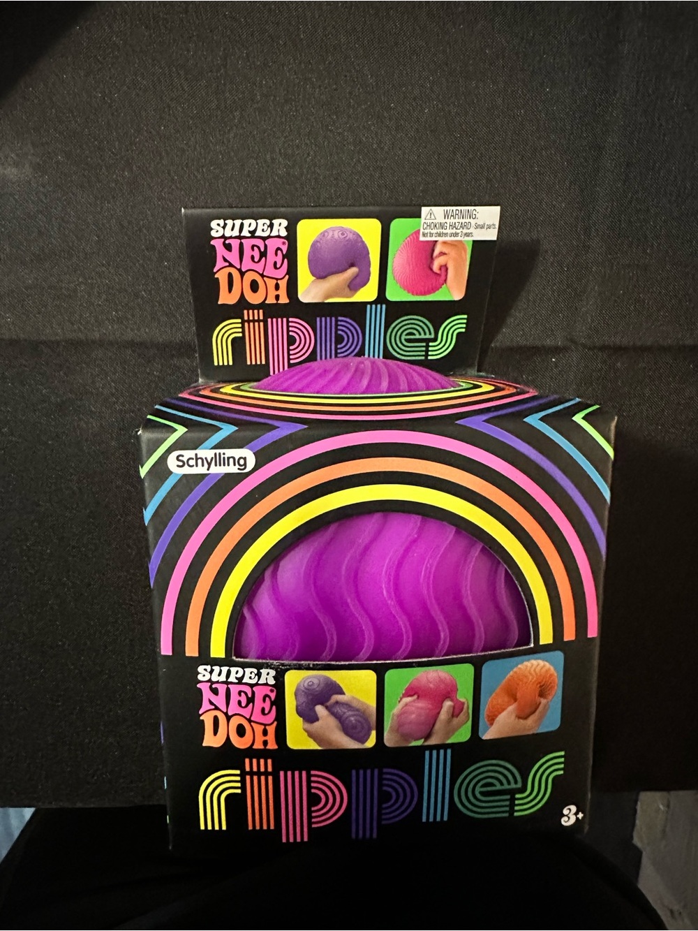 Schylling Super NeeDoh Ripples Sensory Toy - Purple